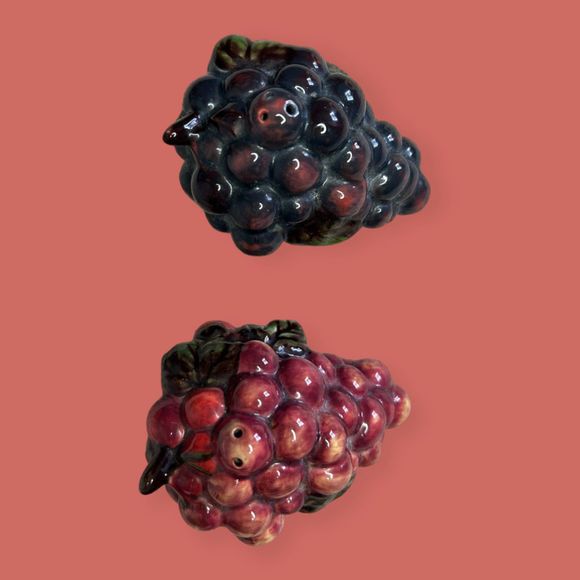 🍇 VTG TABLETOPS UNLIMITED NOBLE EXCELLENCE MERITAGE SALT & PEPPER NAPKIN HOLDER - Picture 2 of 8